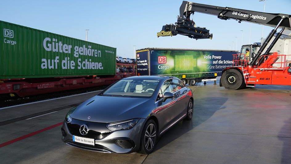 New car from Mercedes at Automotive Logistics Centre